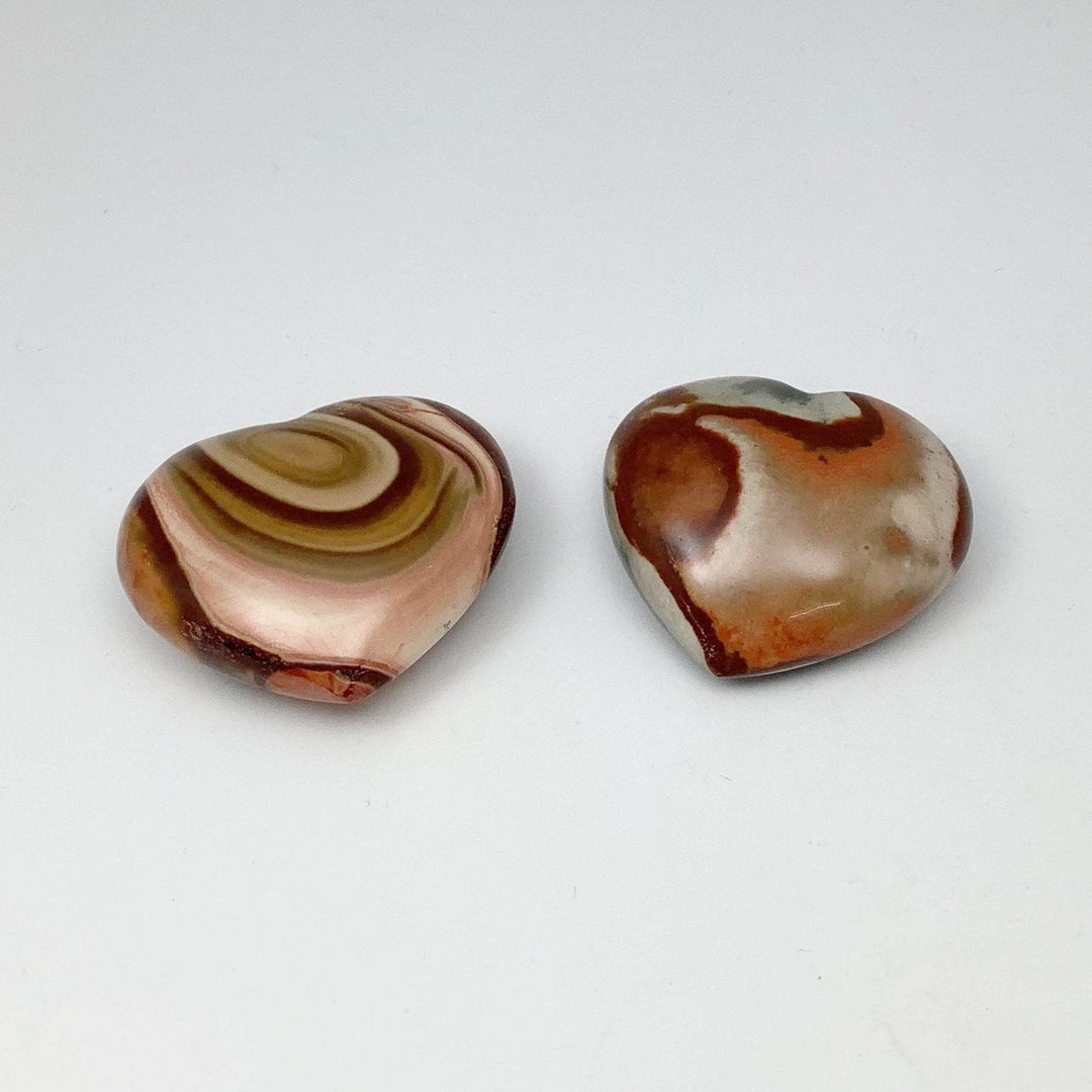 Polychrome Jasper Heart - Rocks and Gems Canada