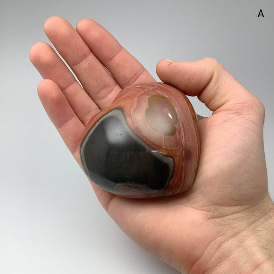 Polychrome Jasper Heart - Rocks and Gems Canada