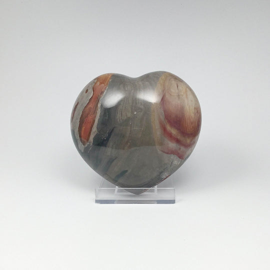 Polychrome Jasper Heart - Rocks and Gems Canada