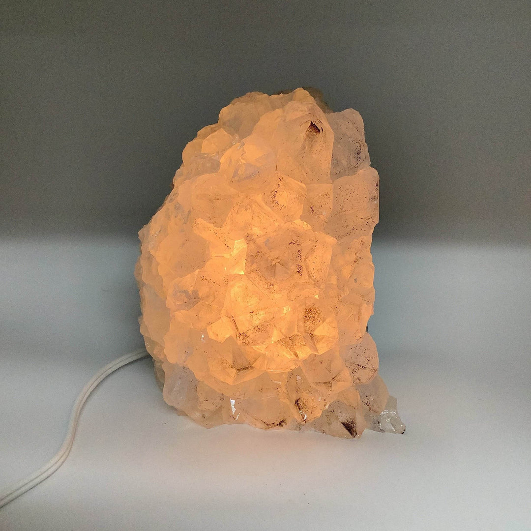 Quartz Cluster Lamp - Rocks and Gems Canada