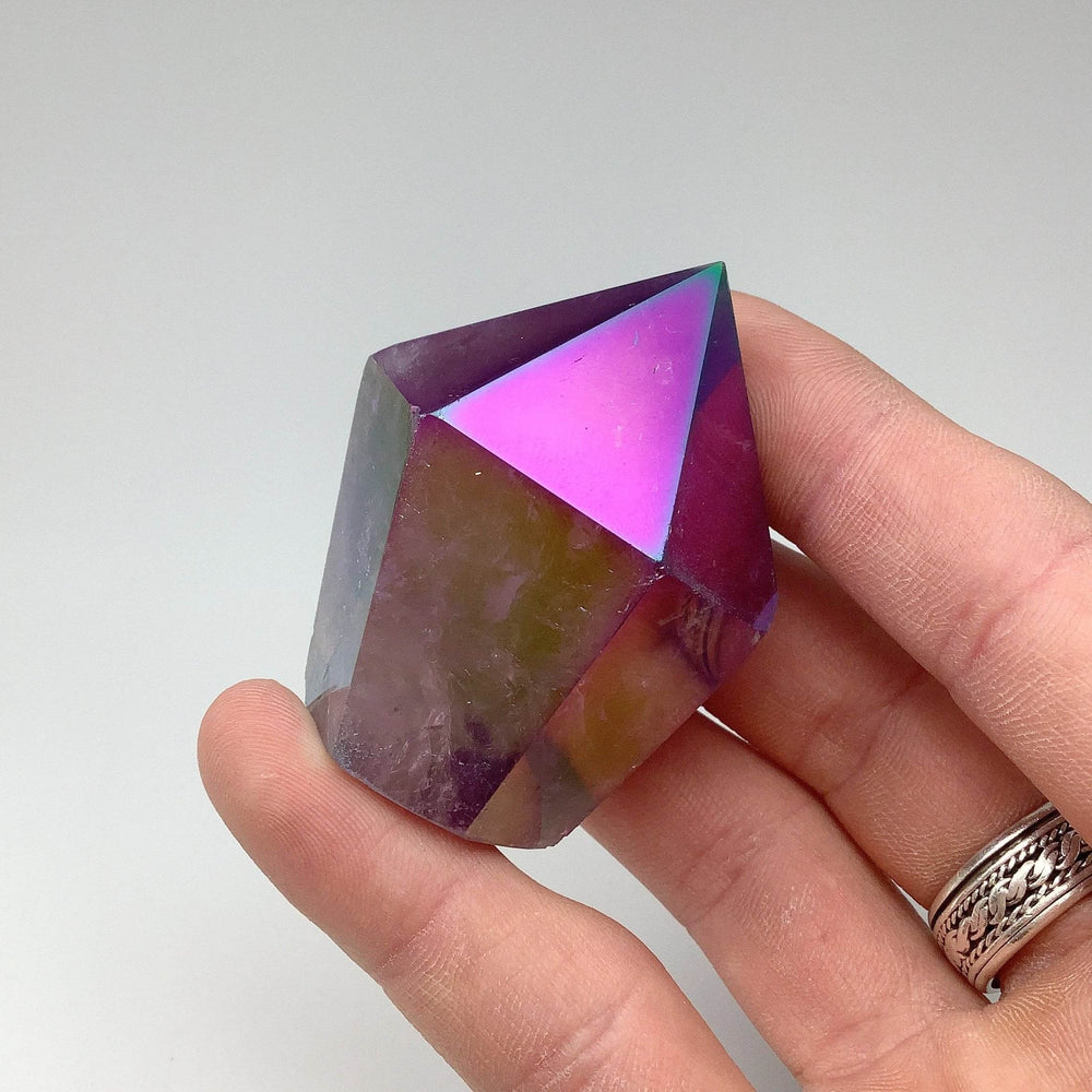 Rainbow Amethyst Point - Rocks and Gems Canada