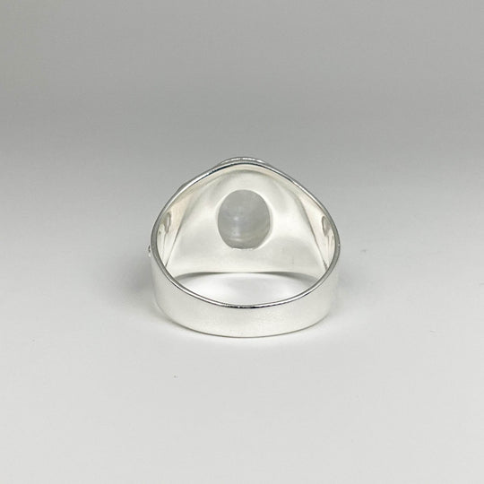 Rainbow Moonstone Ring - Rocks and Gems Canada