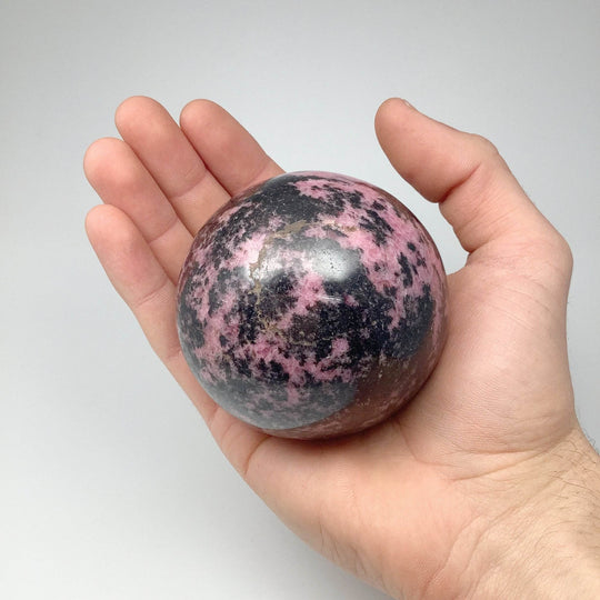 Rhodonite Sphere - Rocks and Gems Canada