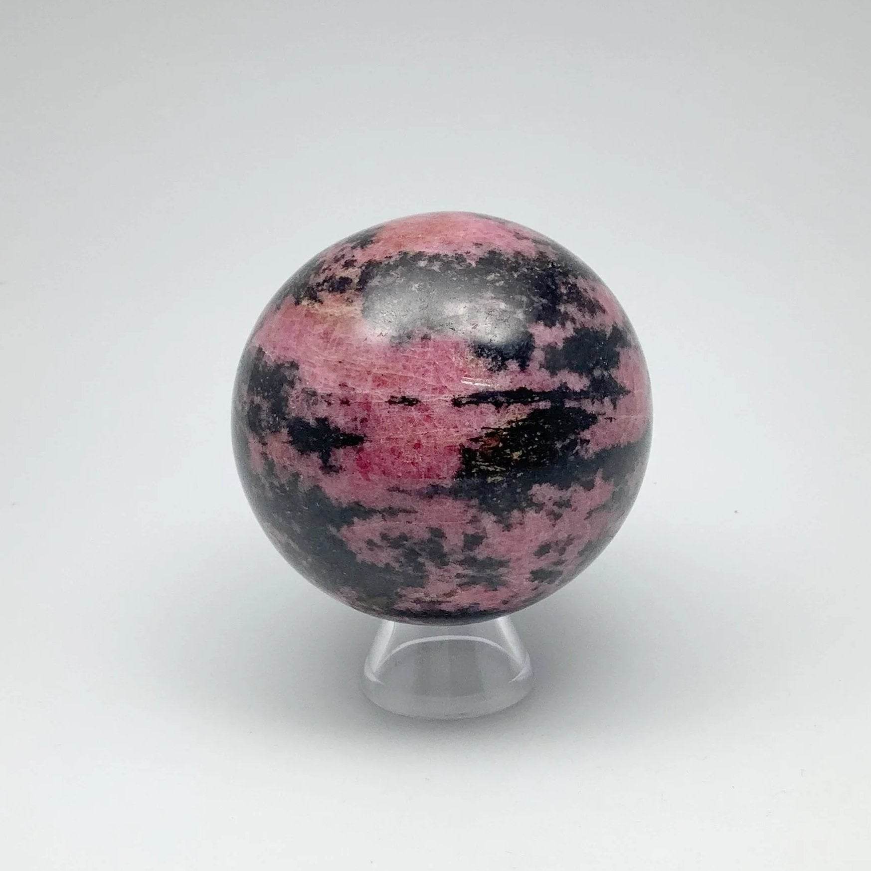 Rhodonite Sphere - Rocks and Gems Canada