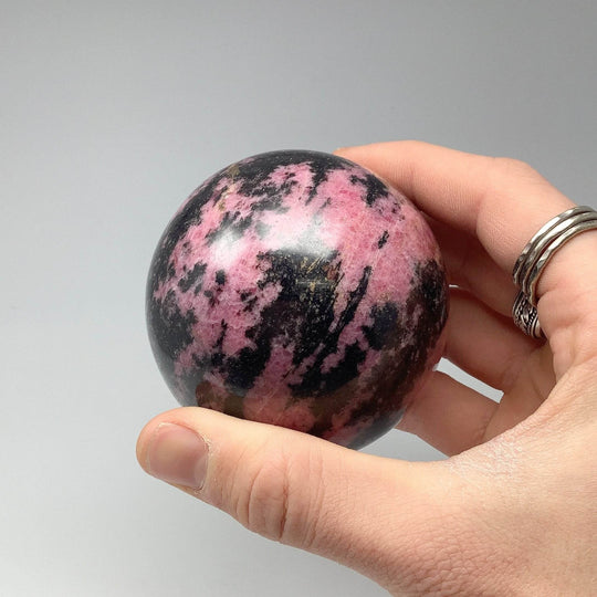 Rhodonite Sphere - Rocks and Gems Canada