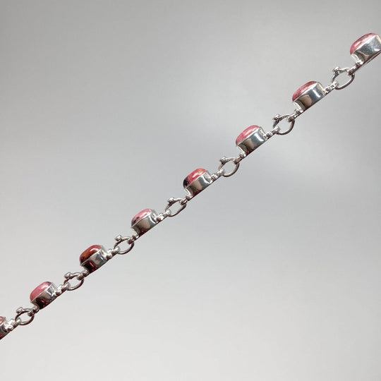 Rhodonite Sterling Silver Bracelet - Rocks and Gems Canada