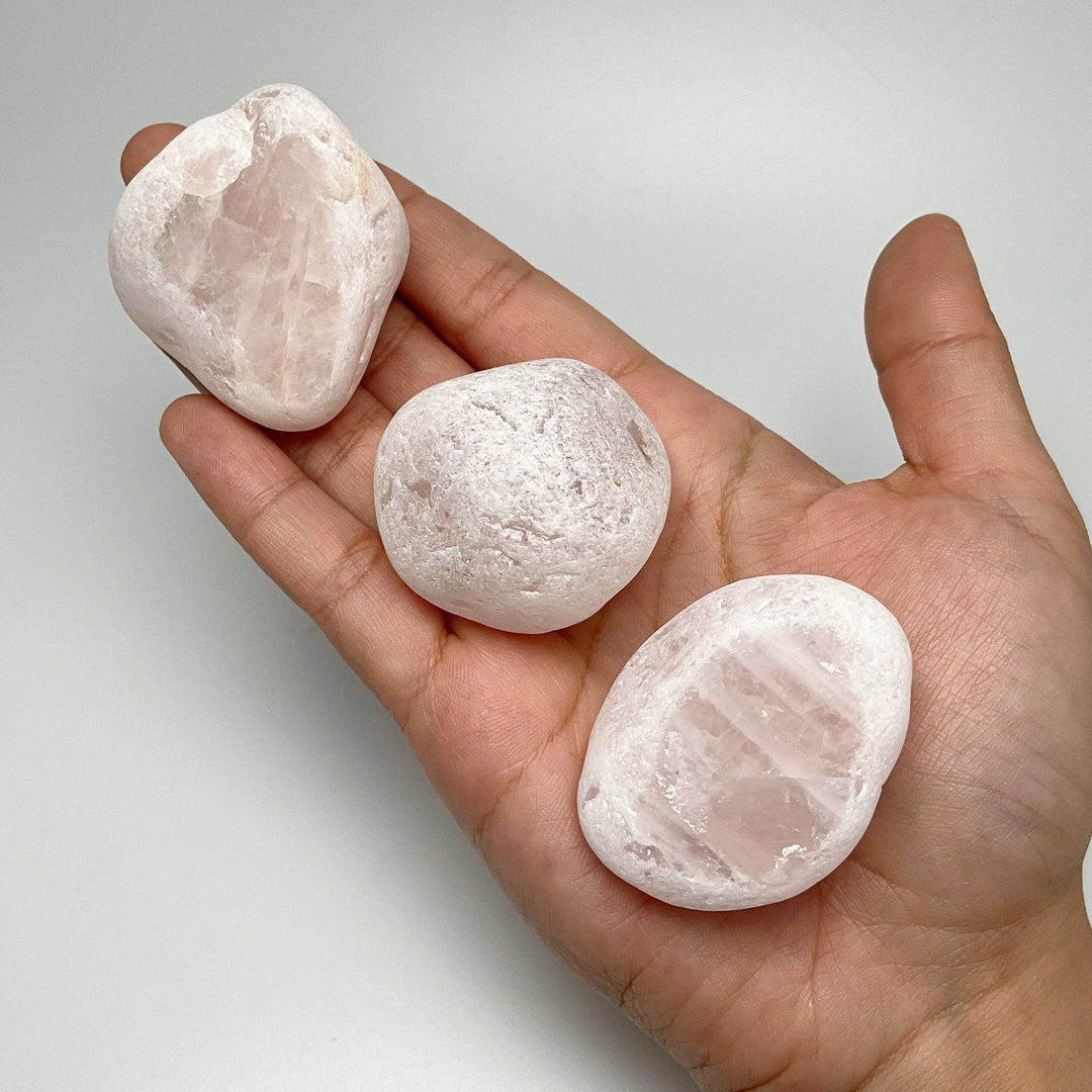 Rose Quartz Ema Egg - Rocks and Gems Canada