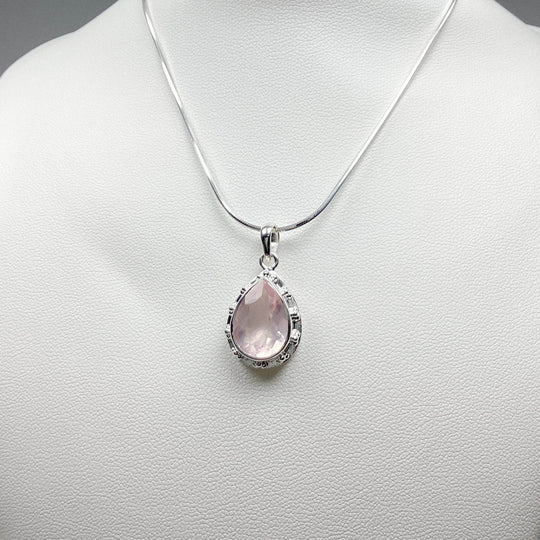 Rose Quartz Pendant - Rocks and Gems Canada