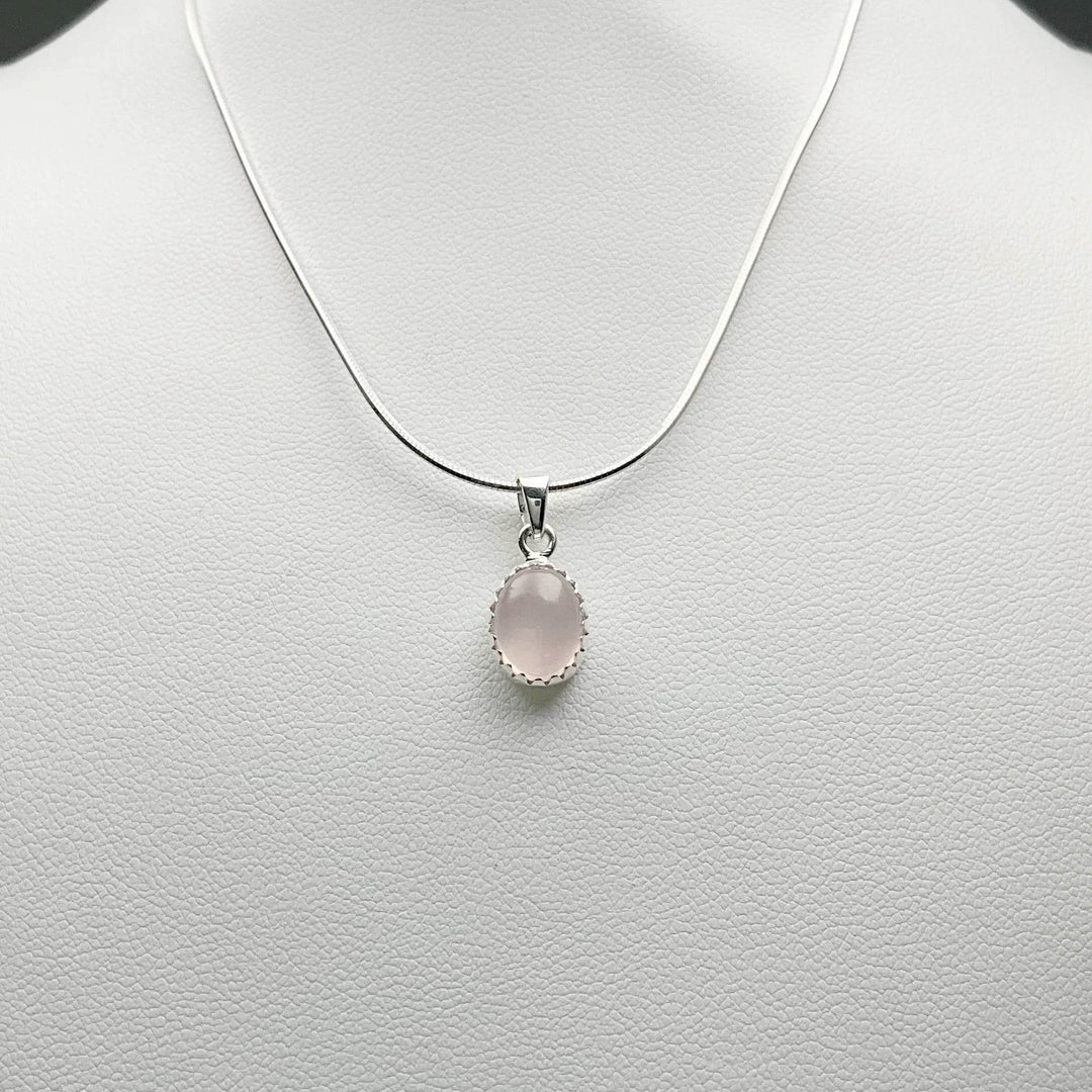 Rose Quartz Pendant - Rocks and Gems Canada