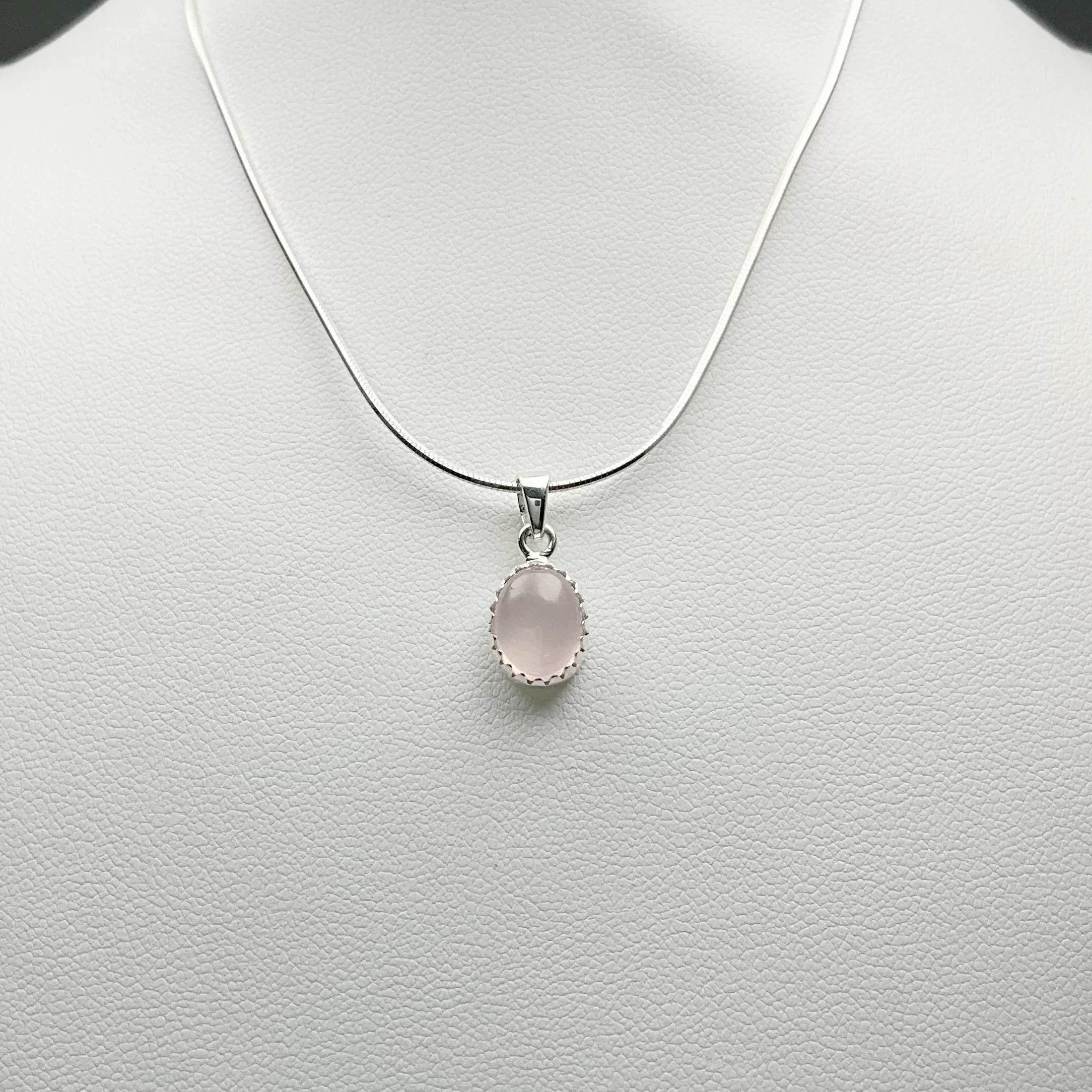 Rose Quartz Pendant - Rocks and Gems Canada