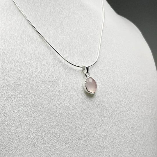 Rose Quartz Pendant - Rocks and Gems Canada