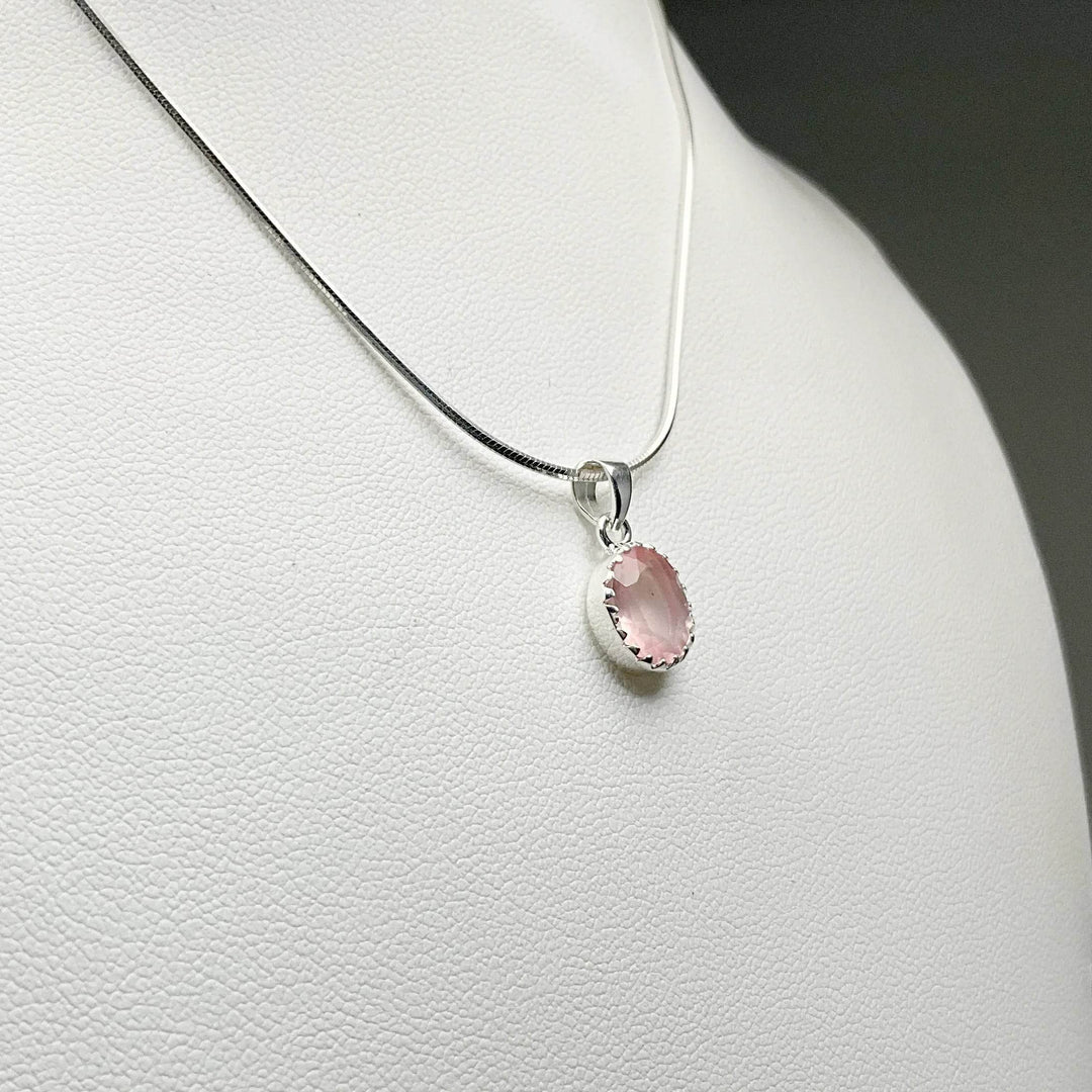 Rose Quartz Pendant - Rocks and Gems Canada