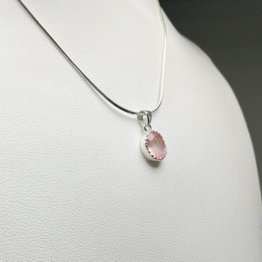 Rose Quartz Pendant - Rocks and Gems Canada