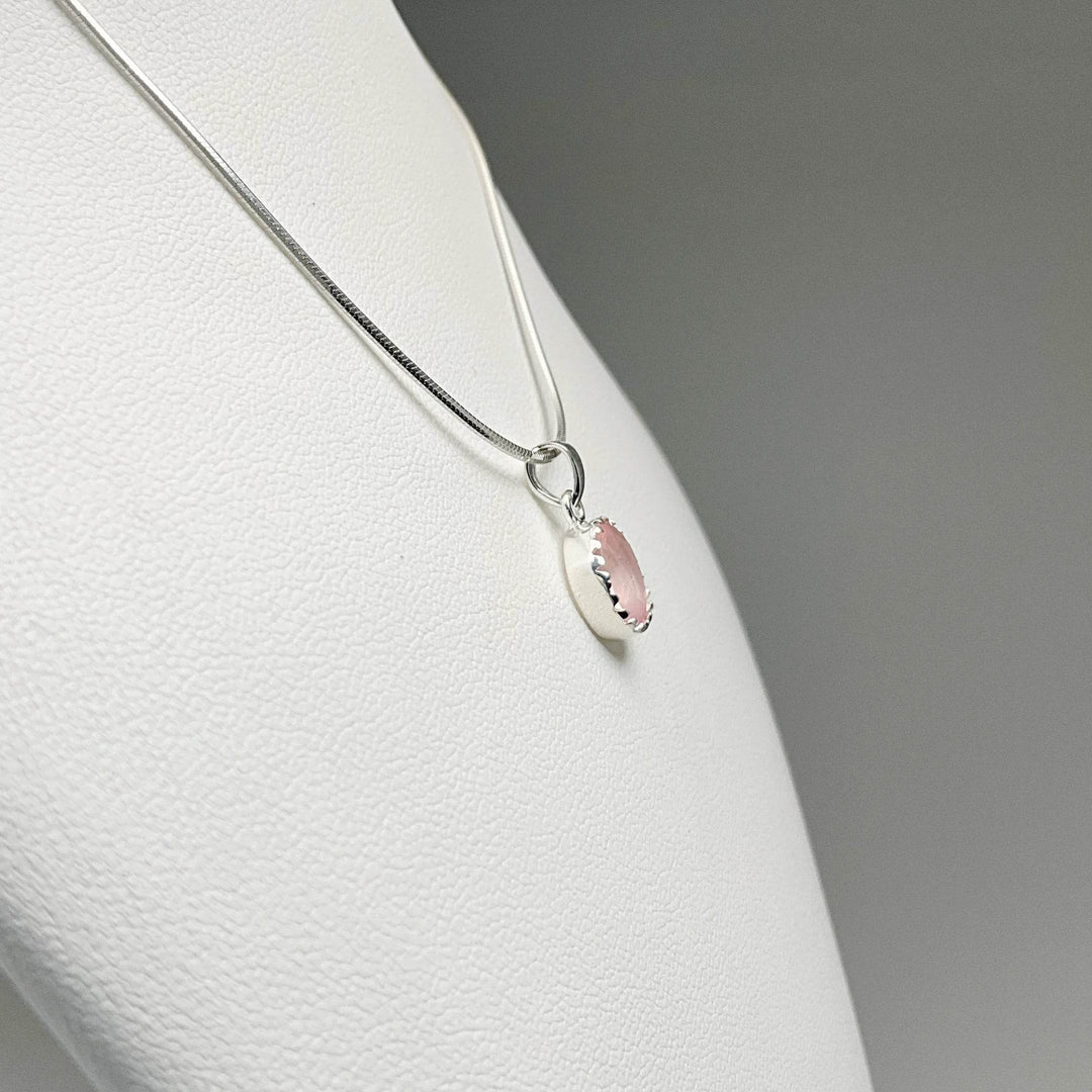 Rose Quartz Pendant - Rocks and Gems Canada