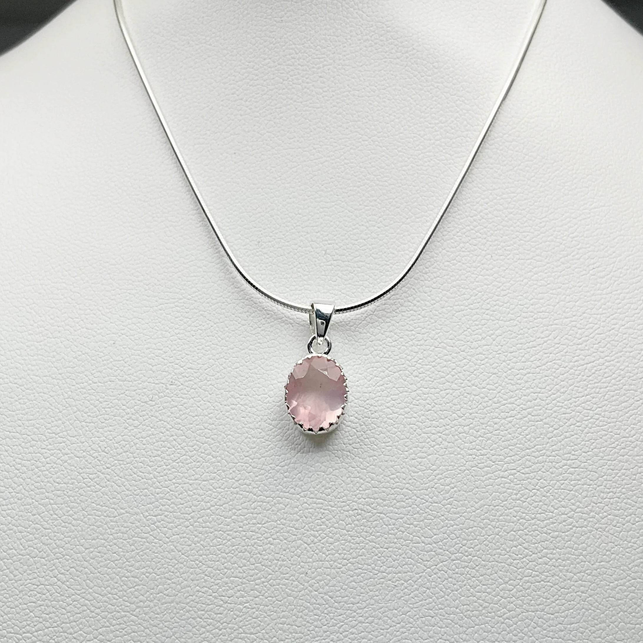 Rose Quartz Pendant - Rocks and Gems Canada
