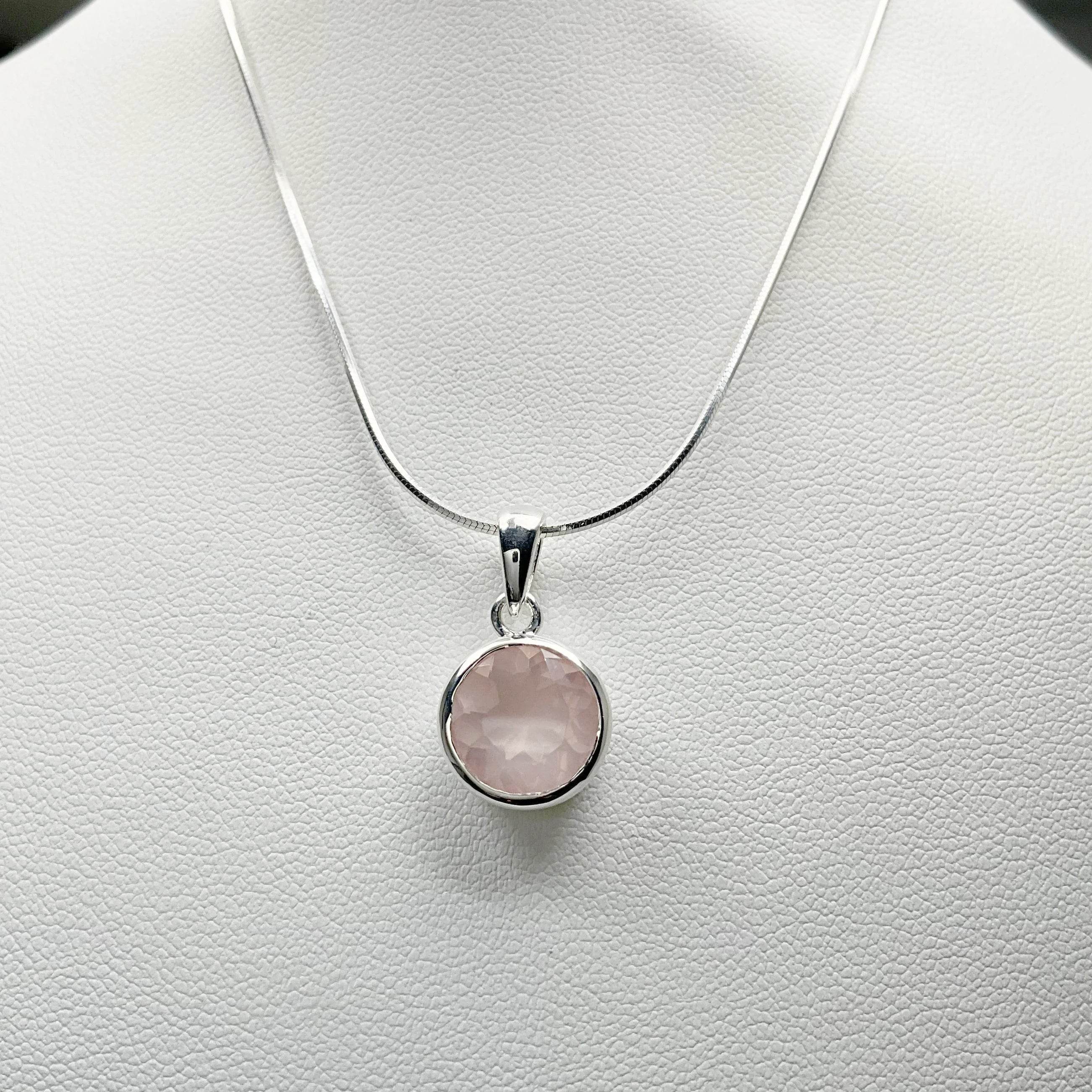 Rose Quartz Pendant - Rocks and Gems Canada