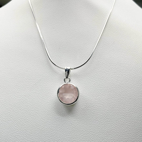 Rose Quartz Pendant - Rocks and Gems Canada