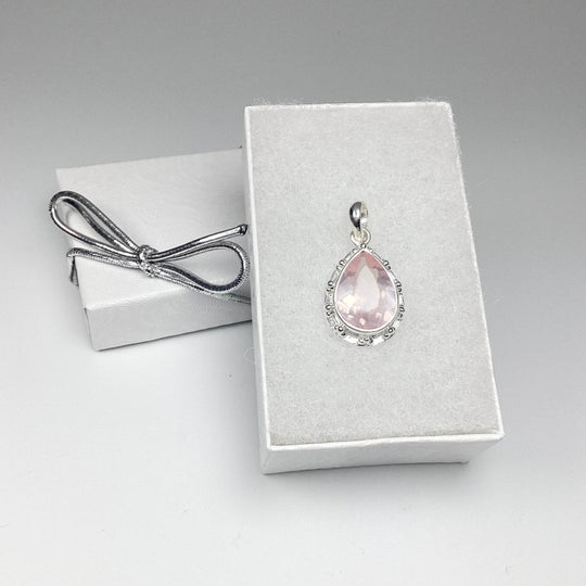 Rose Quartz Pendant - Rocks and Gems Canada