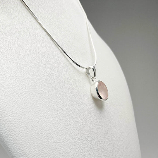 Rose Quartz Pendant - Rocks and Gems Canada