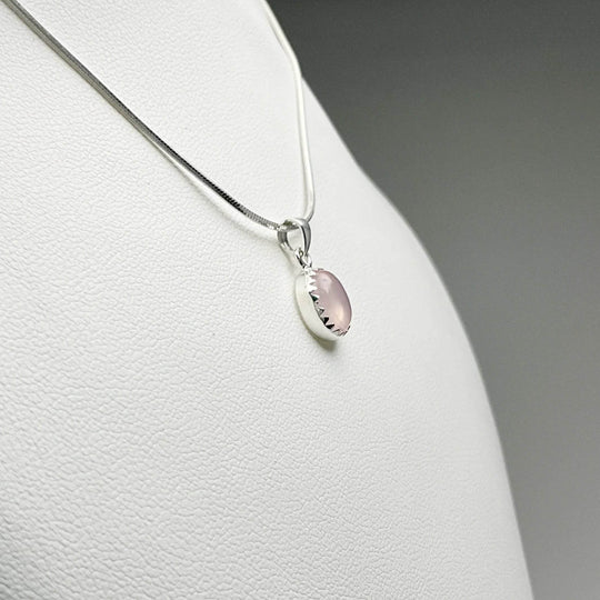 Rose Quartz Pendant - Rocks and Gems Canada