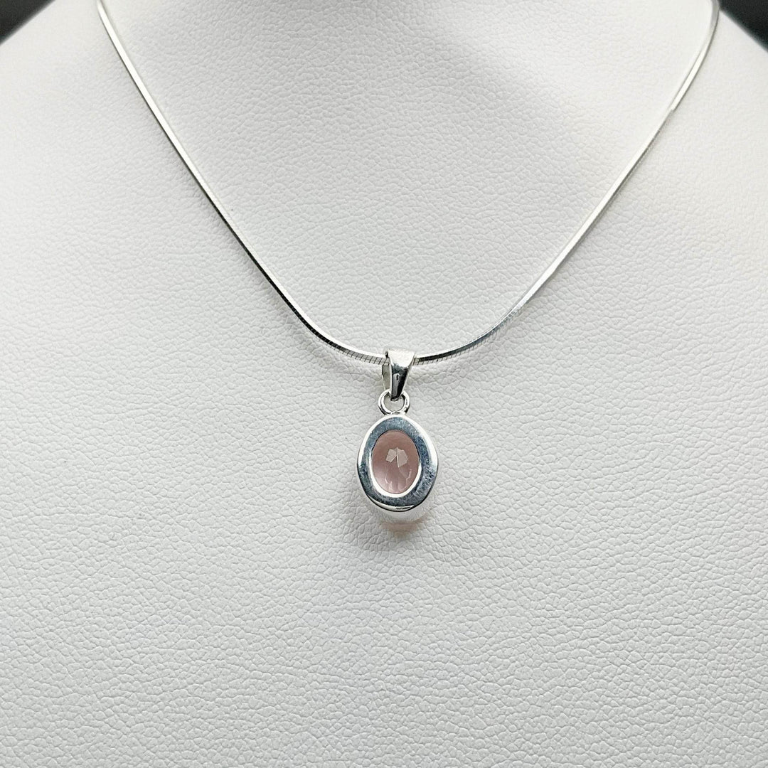 Rose Quartz Pendant - Rocks and Gems Canada