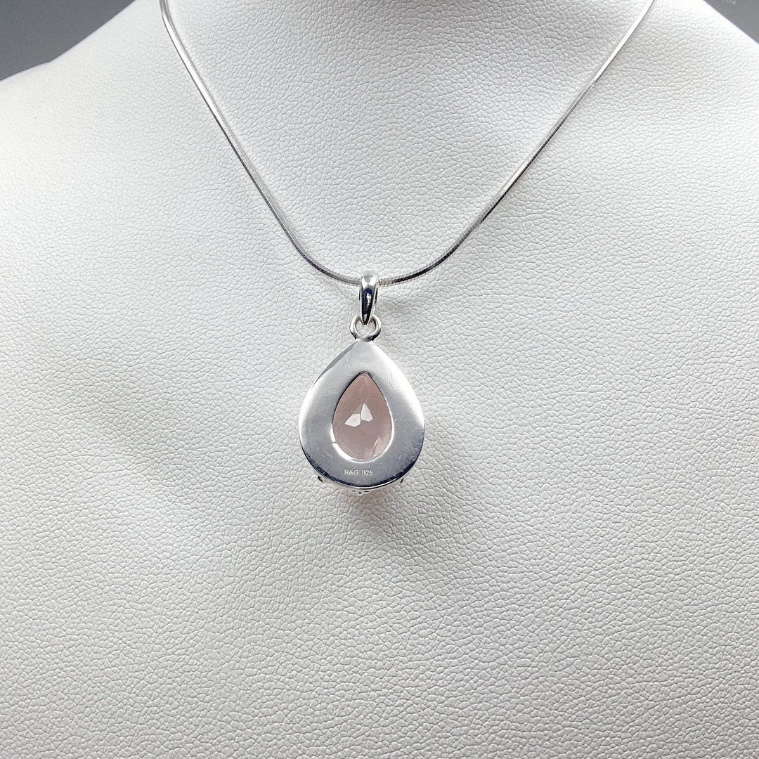 Rose Quartz Pendant - Rocks and Gems Canada