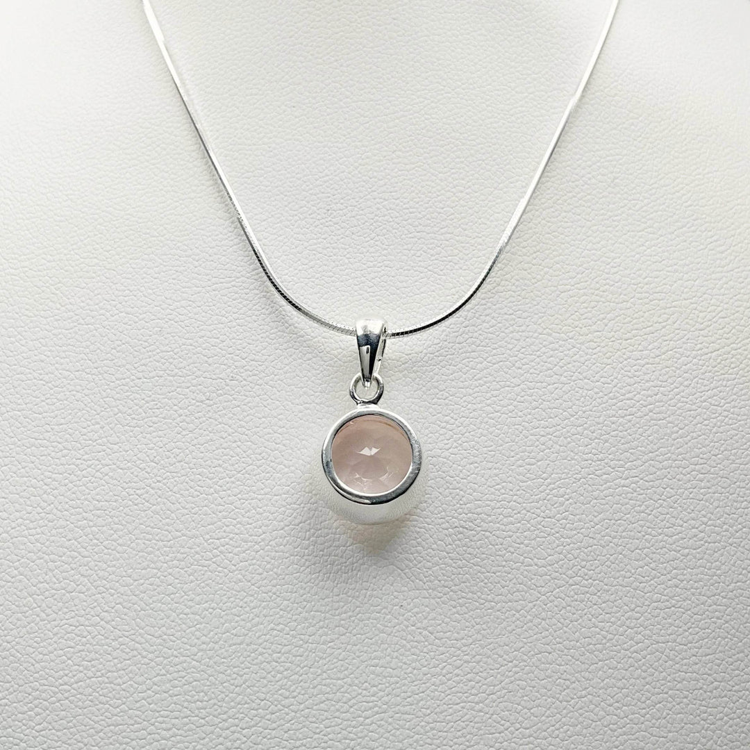 Rose Quartz Pendant - Rocks and Gems Canada