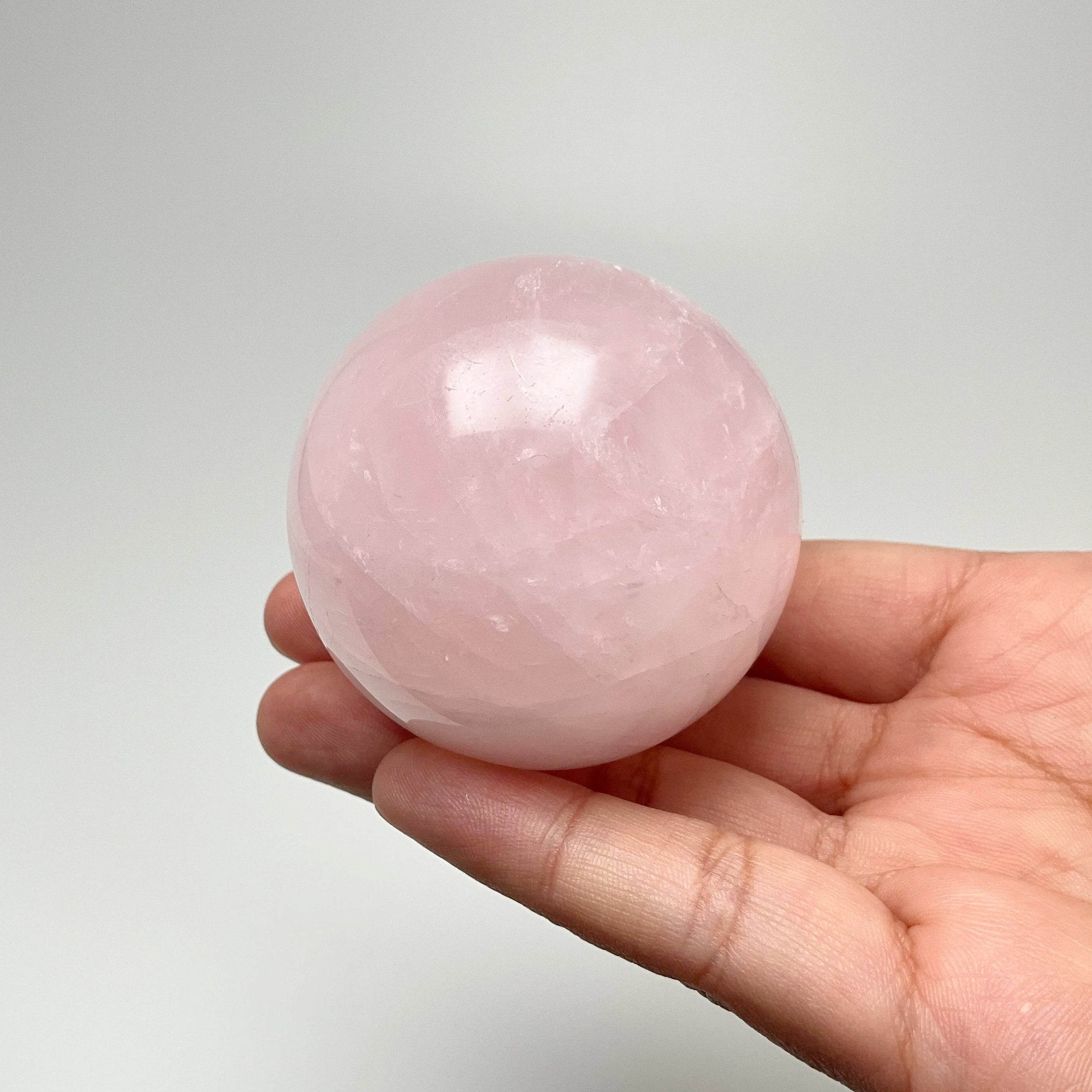 Rose Quartz Sphere - Rocks and Gems Canada