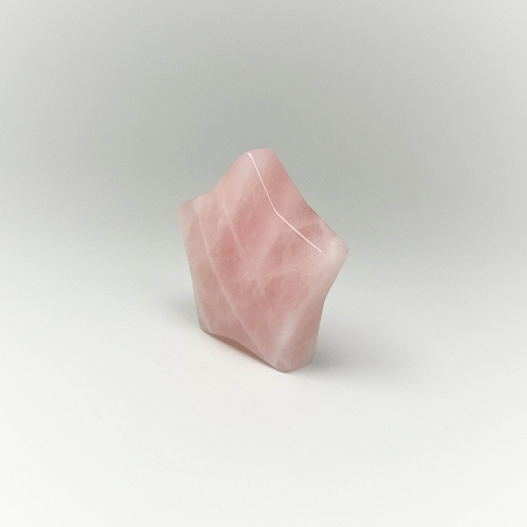 Rose Quartz Star Carving - Rocks and Gems Canada