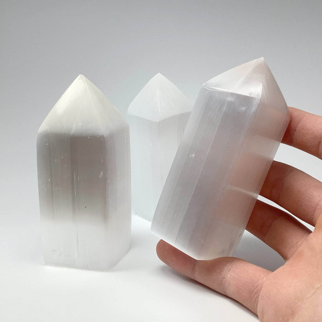 Selenite Square Point - Rocks and Gems Canada