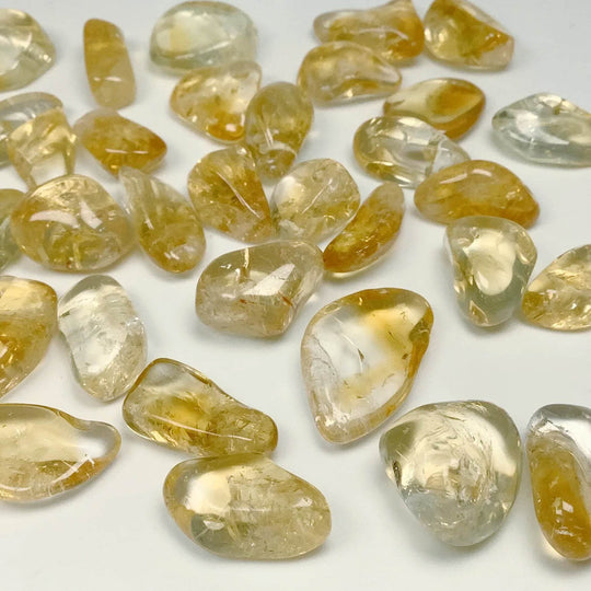 Extra Small Citrine Tumble - Rocks and Gems Canada