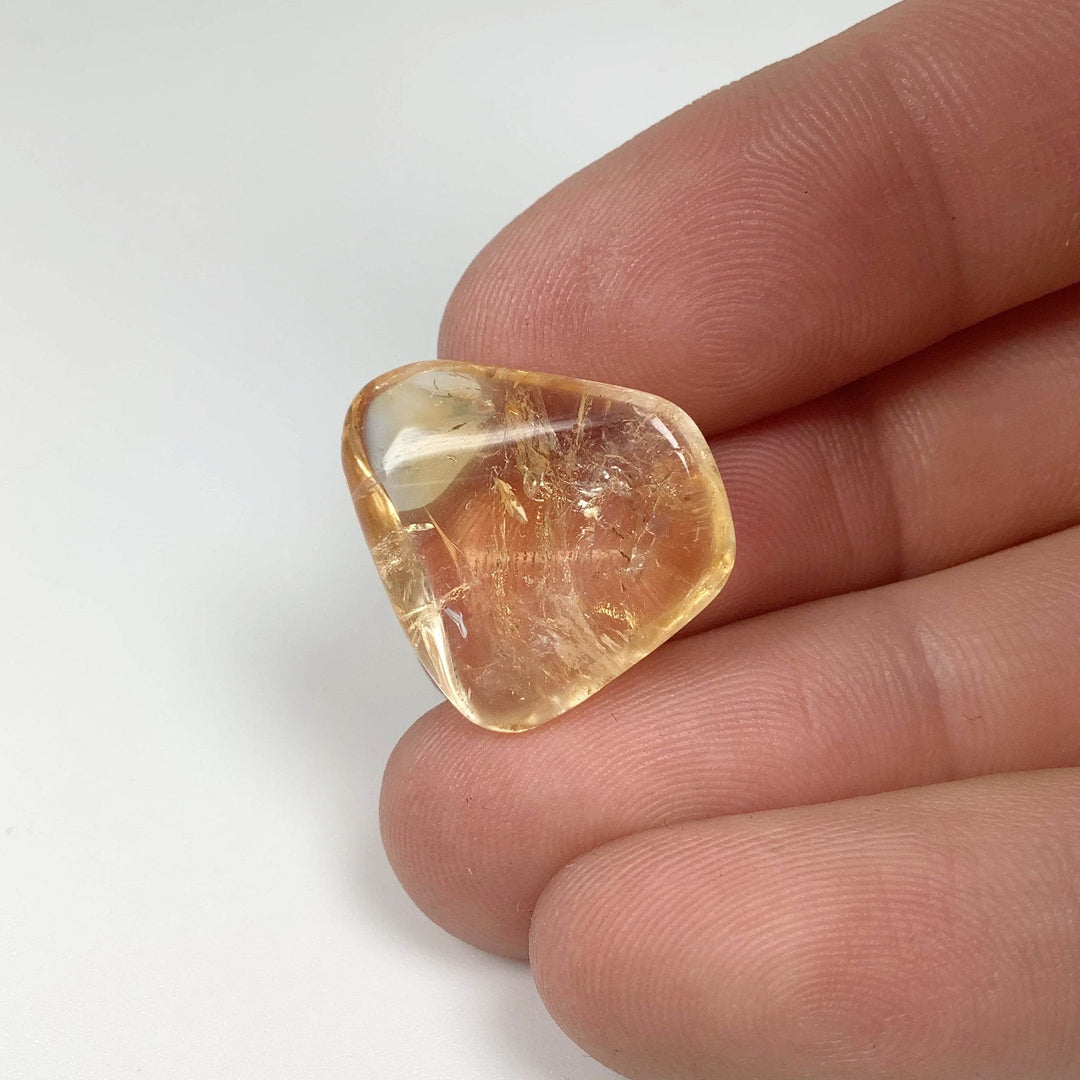 Extra Small Citrine Tumble - Rocks and Gems Canada