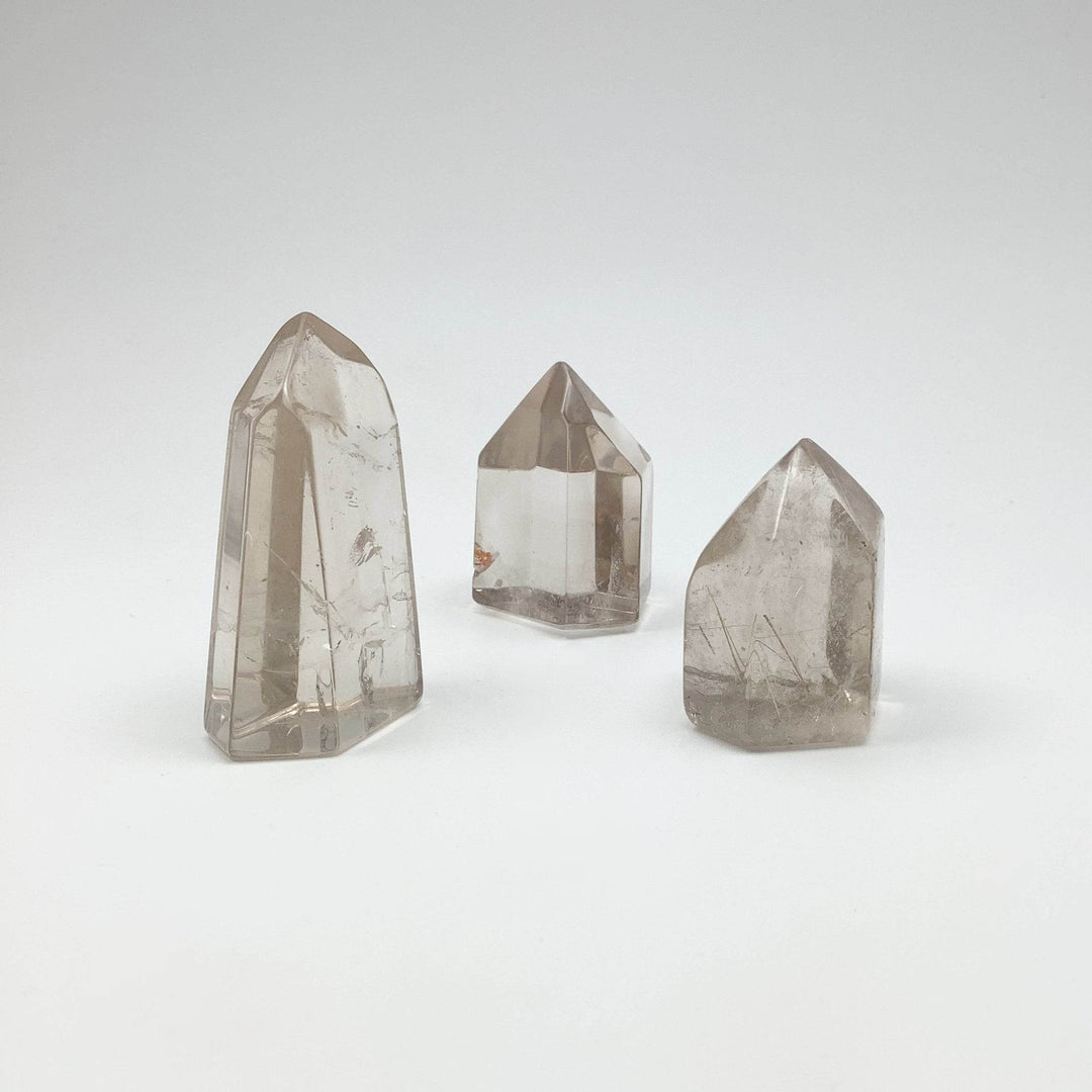 Smoky Quartz Polished Point - Rocks and Gems Canada