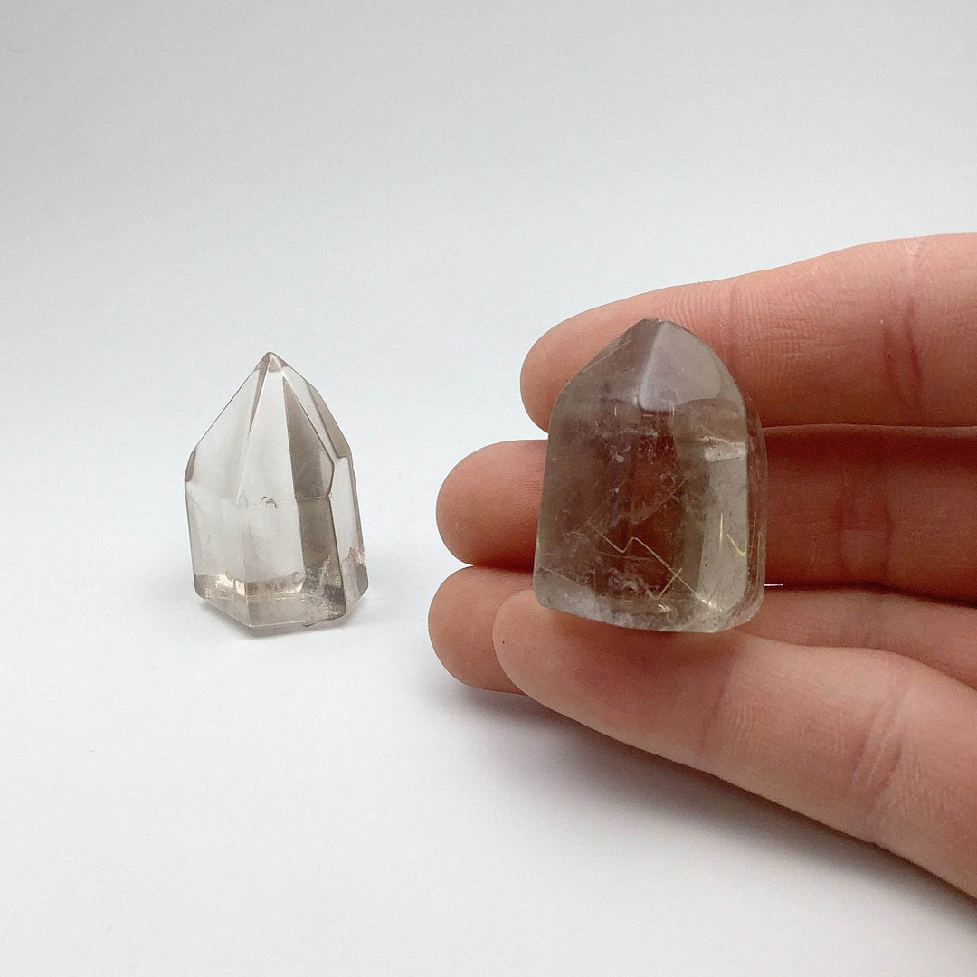 Smoky Quartz Polished Point - Rocks and Gems Canada