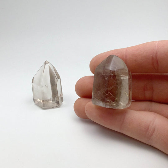 Smoky Quartz Polished Point - Rocks and Gems Canada