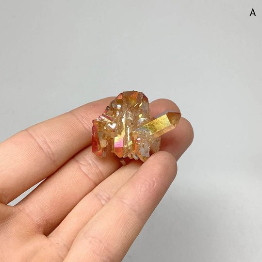 Sunset Aura Quartz Cluster - Rocks and Gems Canada