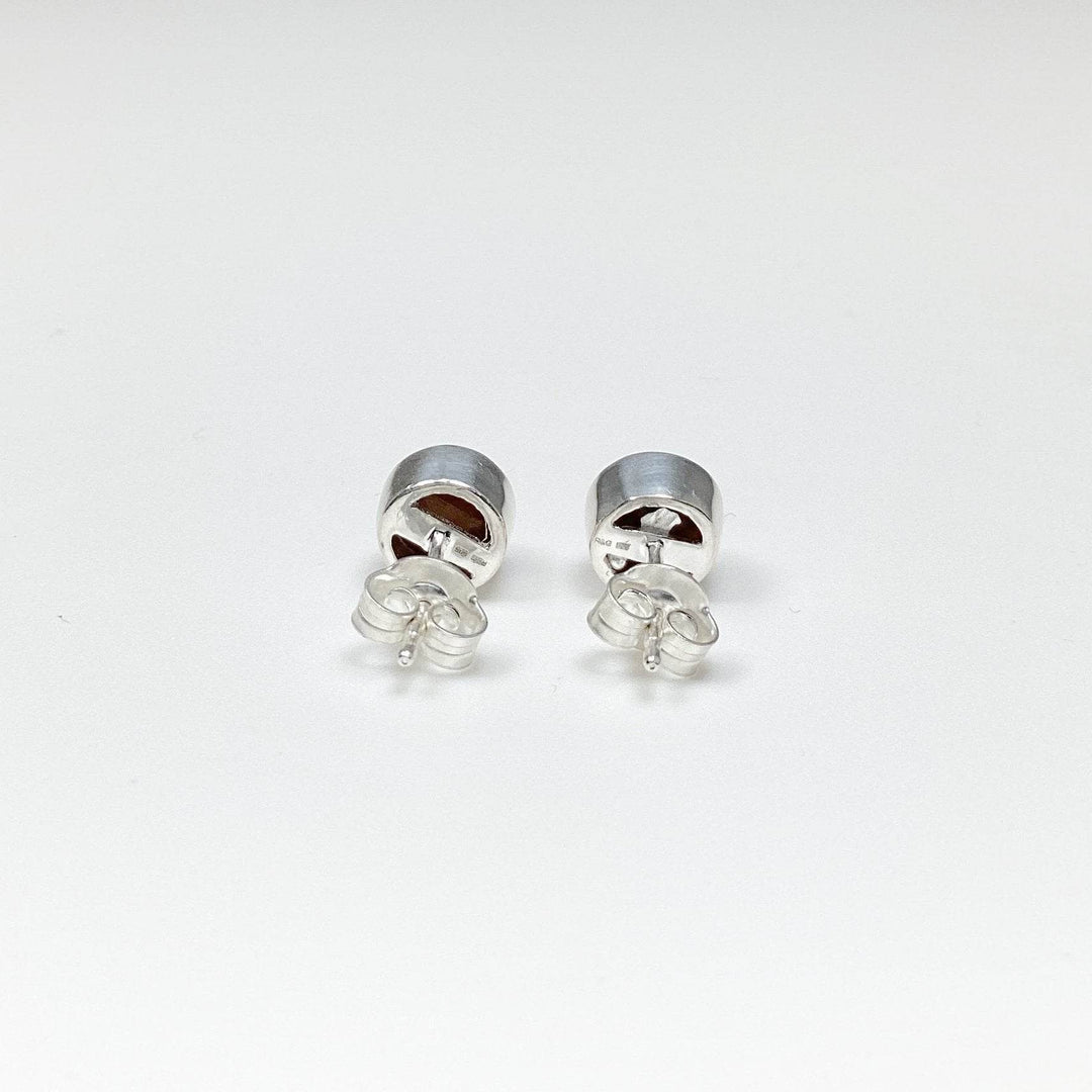 Tiger Eye Stud Earrings - Rocks and Gems Canada