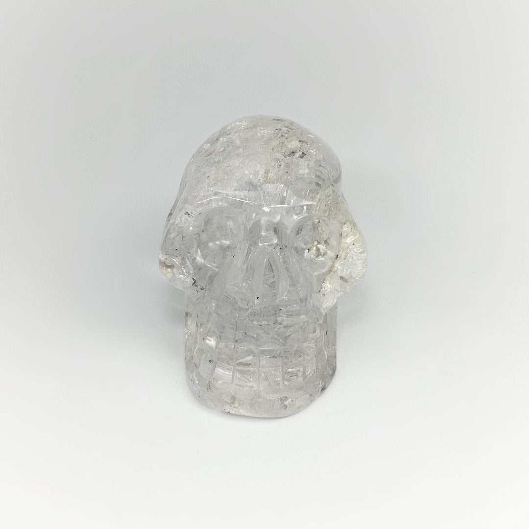 Carved Quartz Crystal Skull - Rocks and Gems Canada