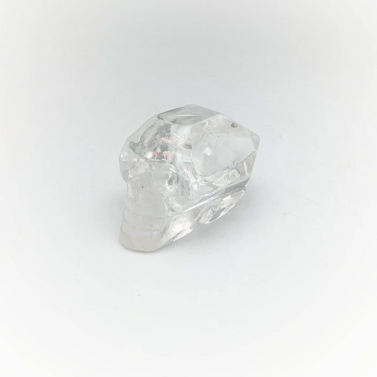 Carved Quartz Point Crystal Skull - Rocks and Gems Canada