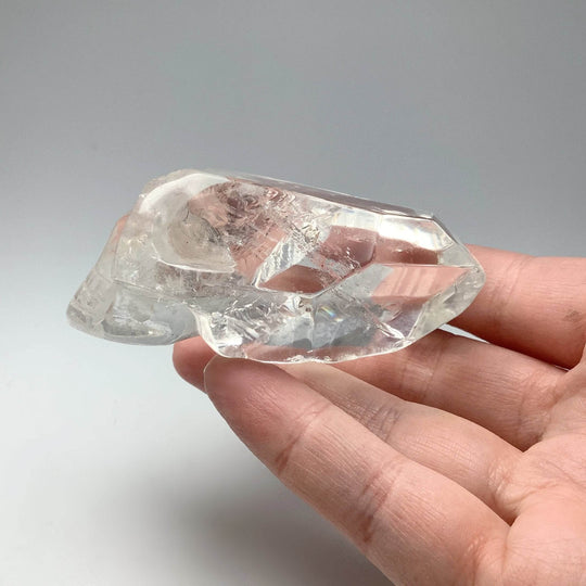 Carved Quartz Point Crystal Skull - Rocks and Gems Canada
