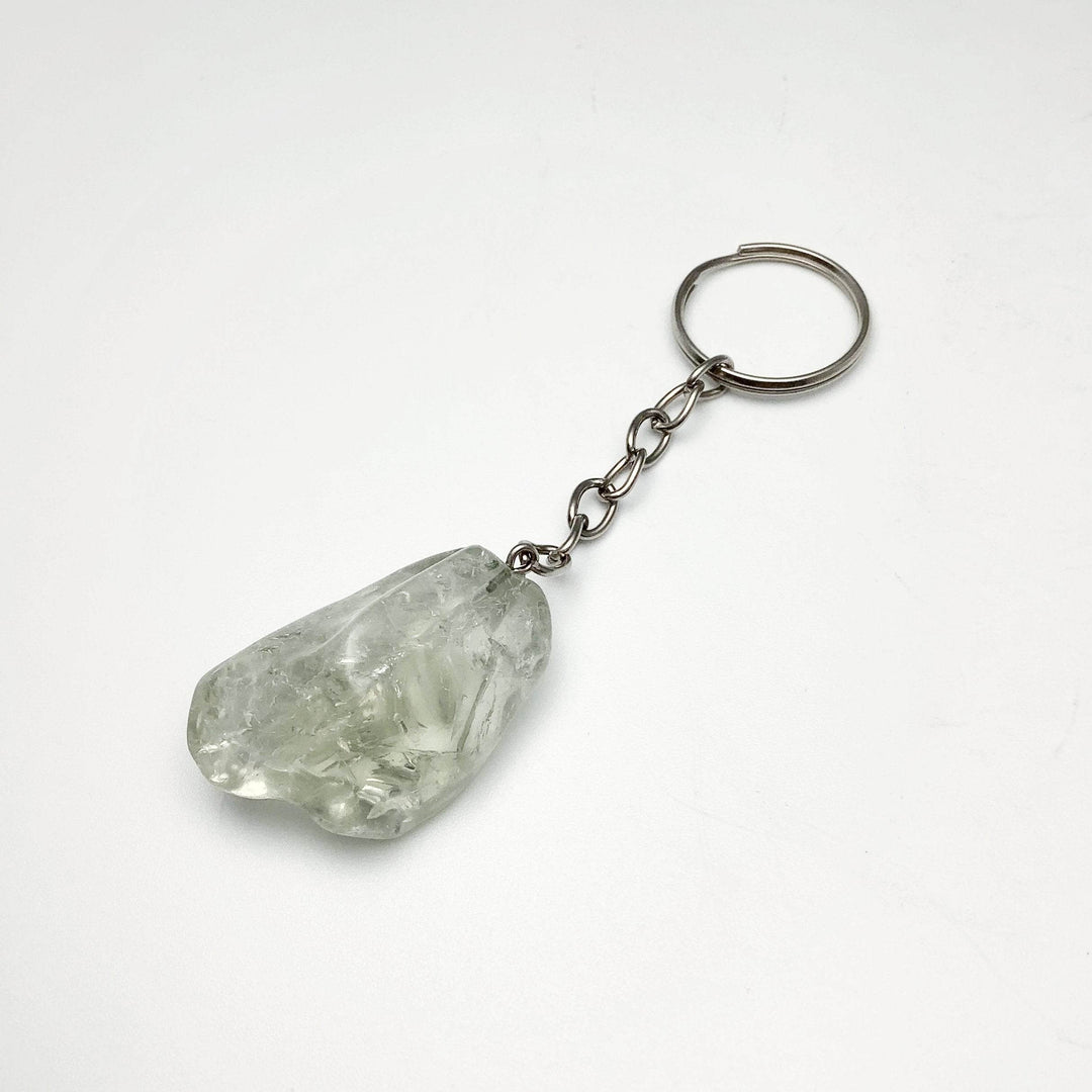 Green Amethyst Keychain - Rocks and Gems Canada