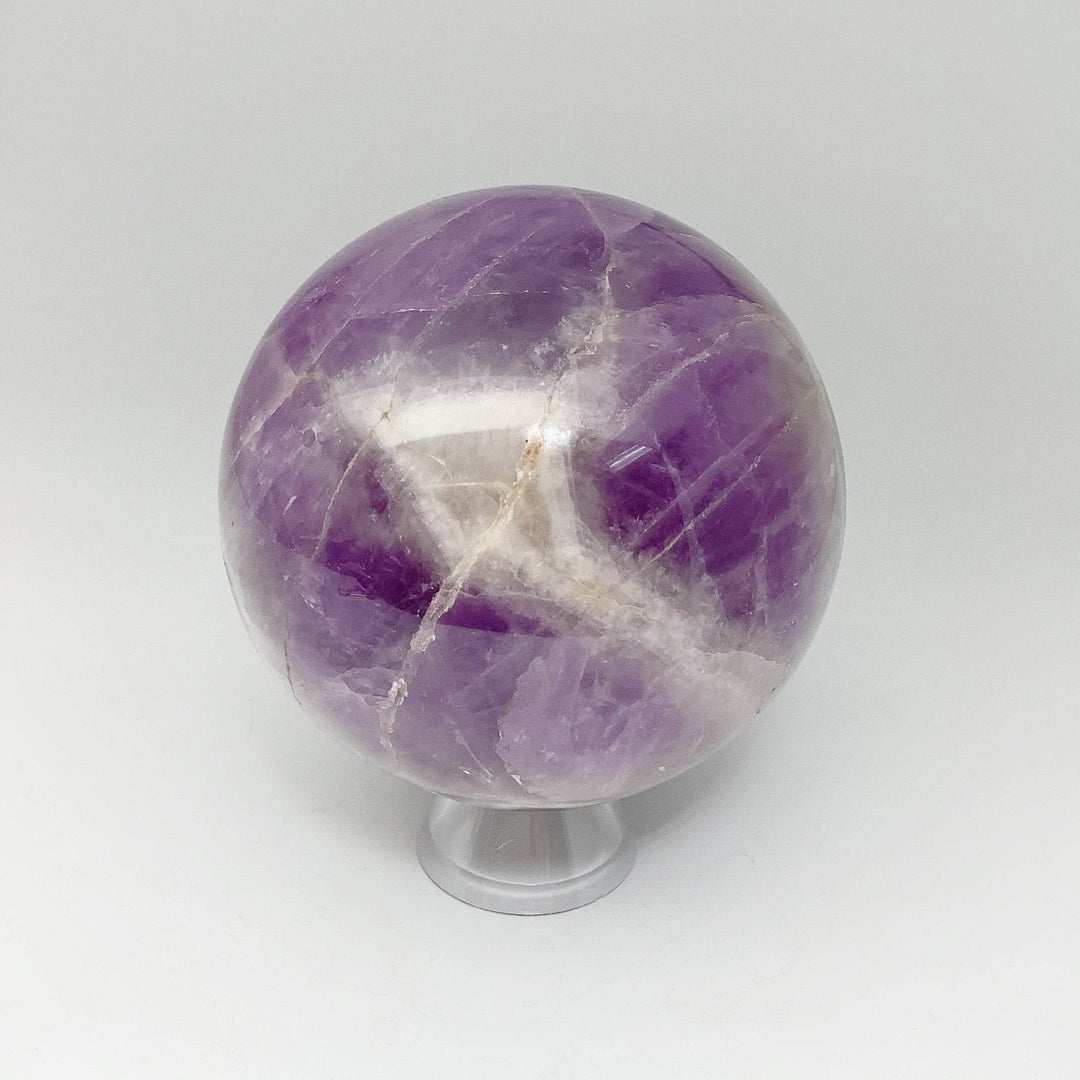 Chevron Amethyst Sphere - Rocks and Gems Canada