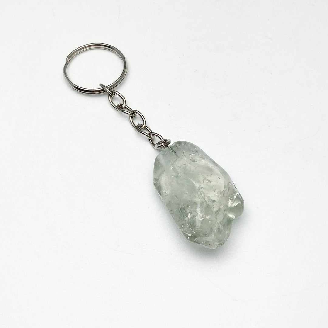 Green Amethyst Keychain - Rocks and Gems Canada