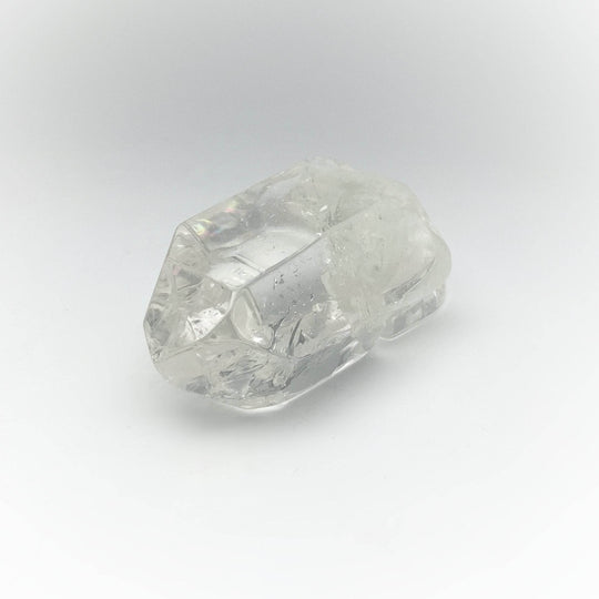 Carved Quartz Point Crystal Skull - Rocks and Gems Canada
