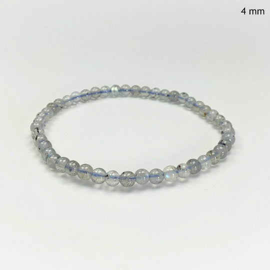 Labradorite Beaded Bracelet - High Quality - Rocks and Gems Canada