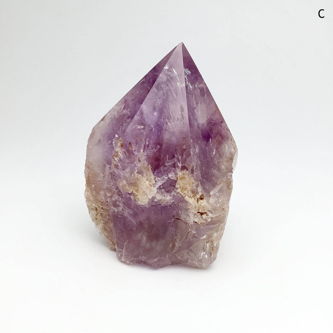 Amethyst Half Polished Point - Rocks and Gems Canada