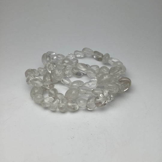 Quartz Nugget Beaded Bracelet - Rocks and Gems Canada