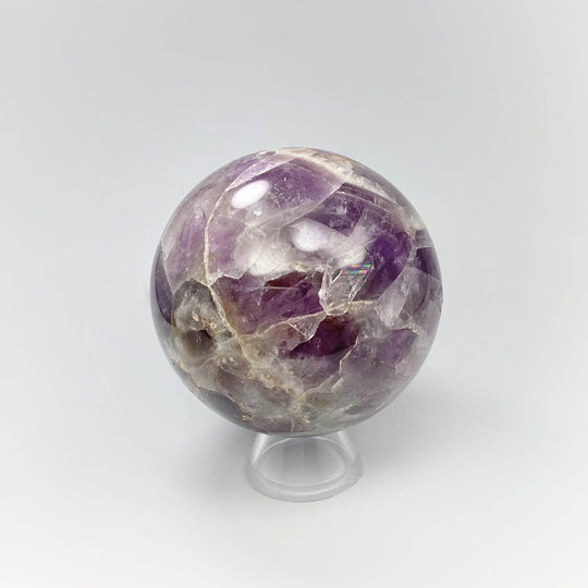Chevron Amethyst Sphere - Rocks and Gems Canada