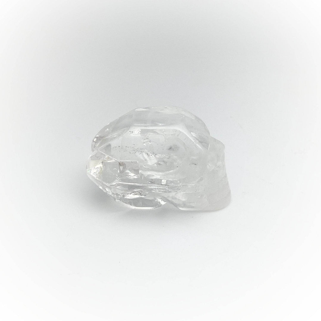 Carved Quartz Point Crystal Skull - Rocks and Gems Canada