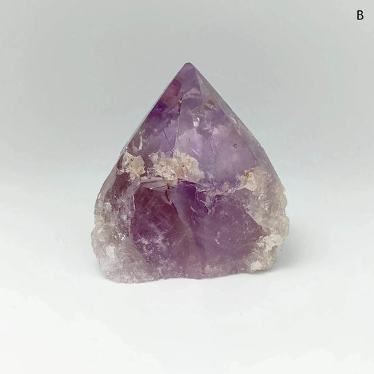 Amethyst Half Polished Point - Rocks and Gems Canada